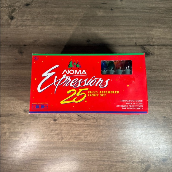 (6) NIB Vintage Noma Expressions Multicolor 25’...